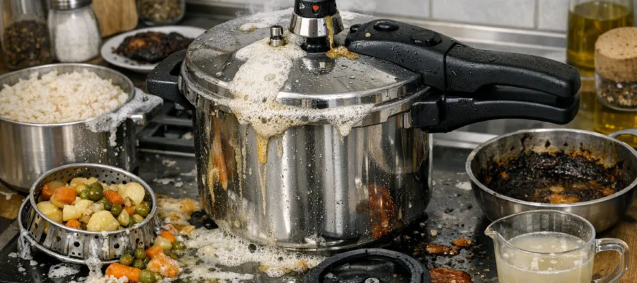 Typische Fehler beim Kochen im Schnellkochtopf und wie Sie diese vermeiden