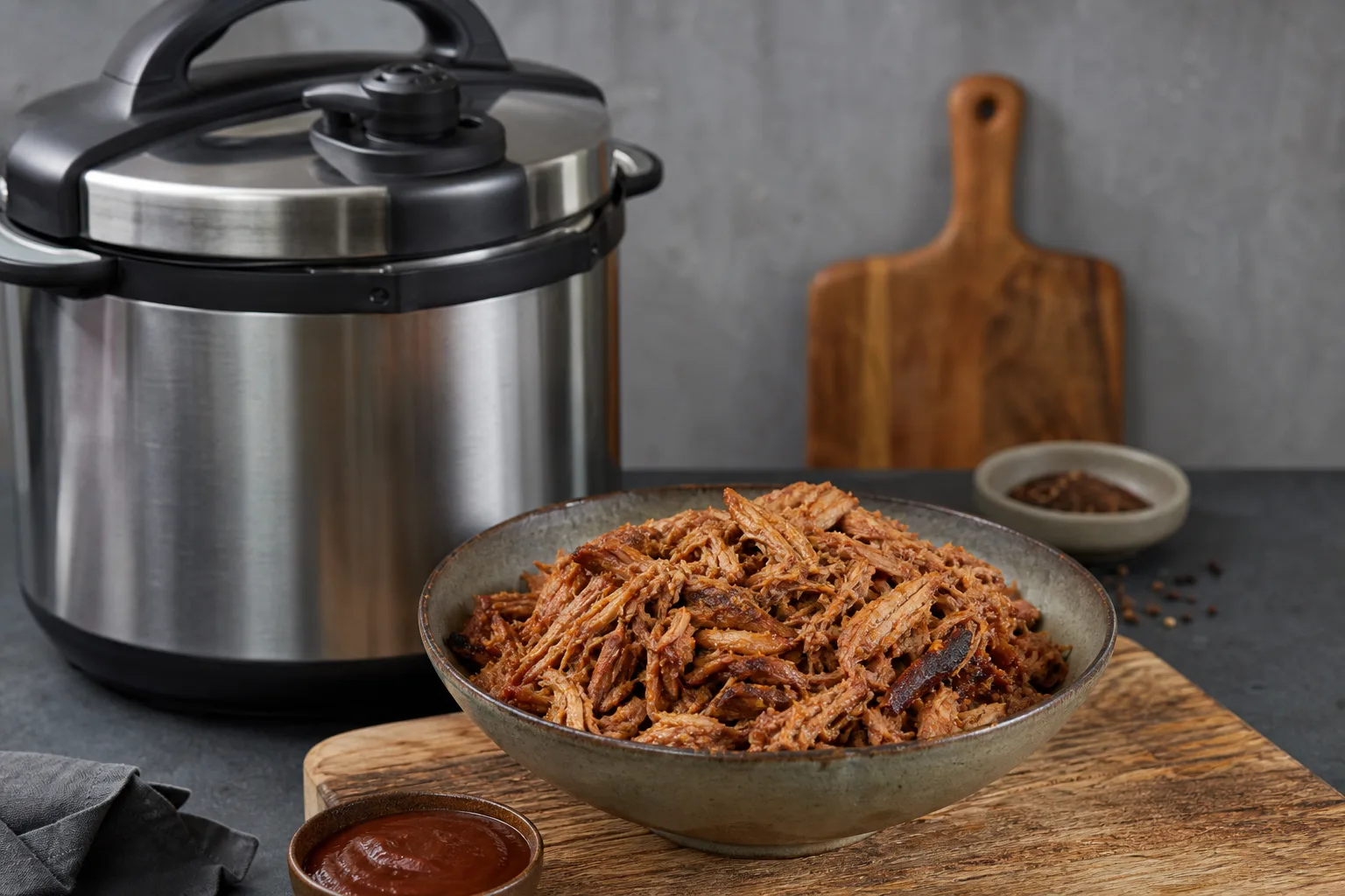 Schnellkochtopf Pulled Pork aus dem Schnellkochtopf